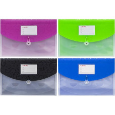 Папка на гумці А4 4 відділення DL5226 мікс (115665)