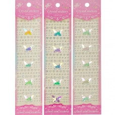 Наклейки декоративні "Перлинки, метелики" XY-023