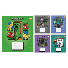 Зошит учнівський шкільний Yes Minecraft Arrows А5 12 аркушів коса лінія (767572)