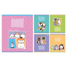 Зошит учнівський шкільний 1 Вересня Fluffy miracle А5 18 аркушів клітинка (768161)