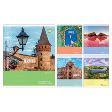 Зошит учнівський загальний Yes Ukraine travel А5 36 аркушів лінія (767997)