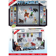 Набір Фігурок майнкрафт  18ел RK95574