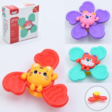 Гра 668-66A-B-C (108шт) брязкальце, спіннер,на присосці,3 види(від 10см), в кор-ці, 12,5-12,5-5см