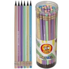олів.граф., НВ, з ластиком, трикут., PASTEL, (48шт.в тубі), асорті,145C,CLASS