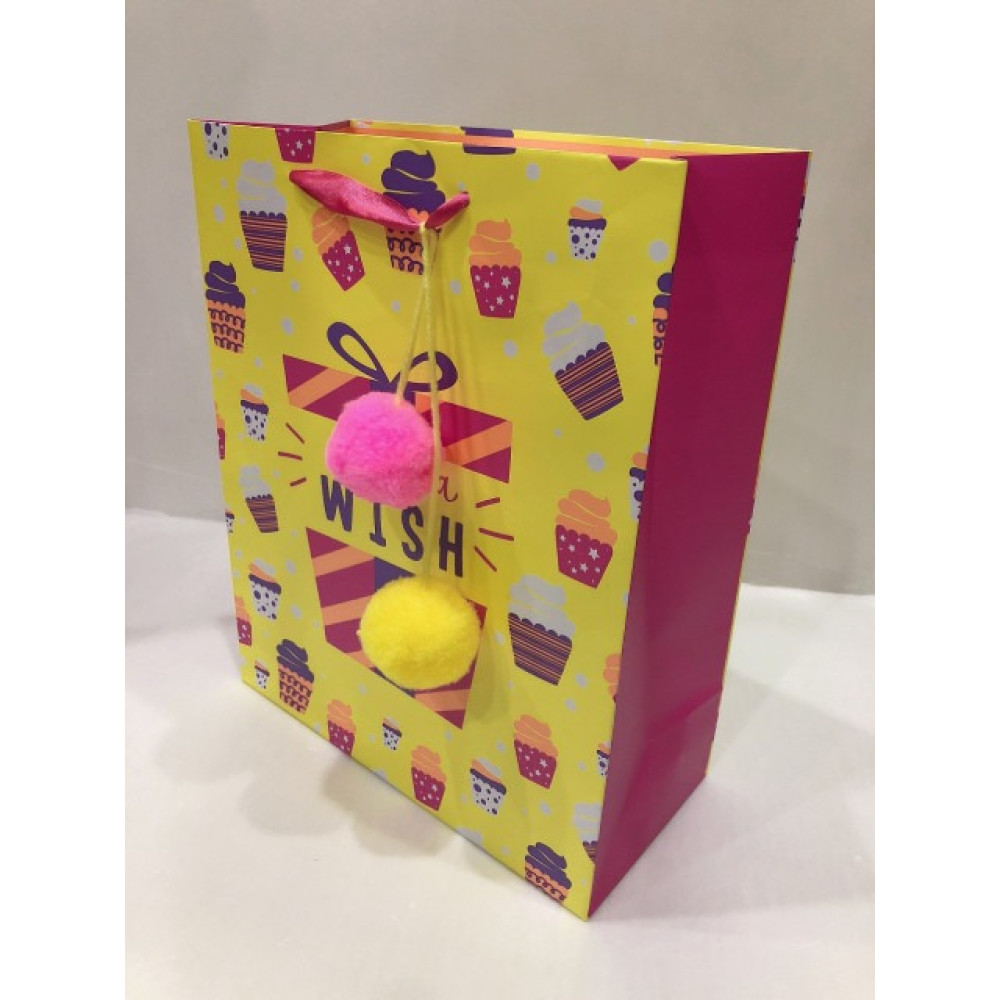 Пакет паперовий, 35х37х12 см Папір крейдований 140г/м2 Яскравий друк Pantone, матова ламінація, дизайн GB-21149