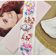 Резинка для волосся мікрофібра Кітті 2,5 см (20) СА-4