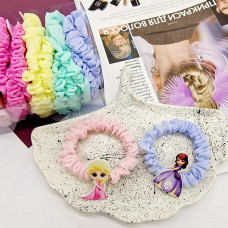 Резинка для волосся дитяча шифон+ Ельза 6.5 см (30) ВВ-1926