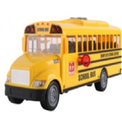 Іграшка автобус мет. АВТОПРОМ  арт. 10003 (48шт/2)  5" American school bus, відкр.двері, у кор.16,5*7*8см