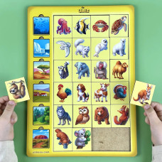 Гра "Асоціації - тварини" (1x32x23 мм) ПСД300