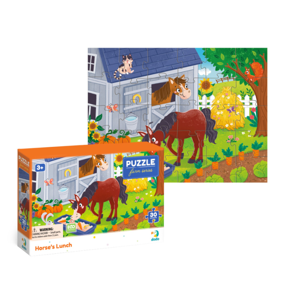 Пазл "Обід для коника" 30ел 300684