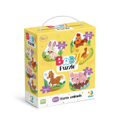Пазл 4 в 1 «Baby puzzle. Сільські тварини»300686