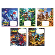 Зошит шкільний Школярик 12 аркушів коса лінія (73082)