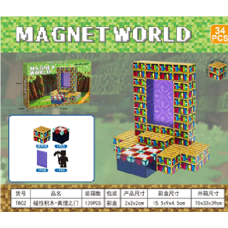 Конструктор магнітний "Minecraft", 33дет  в кор-ці, K773332