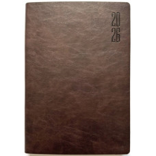 Щоденник Датований 2026, Тверда Обкладинка зі штучної шкіри, формат А5, 320 стор 9911
