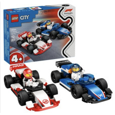 Конструктор Автомобілі для перегонів F1® команд Williams Racing та Haas F1® 92 дет LEGO City 12632