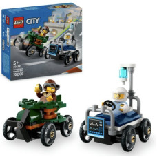 Конструктор «Літак проти лікарняного ліжка» Набір для перегонів 70 дет LEGO City 12595