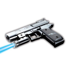 Пістолет SP1-C+ (72шт) 18см, пластикові кулі, світло, на бат(табл), у пакеті, 16-22-3см