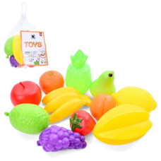 Продукти 13001 (192шт) фрукти, ягоди, 11шт, в сітці, 19-11-11см