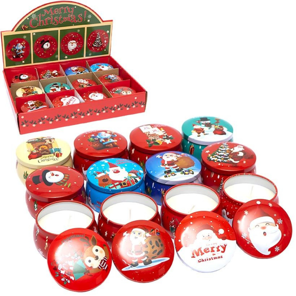 Свічка ароматизована у залізній баночці "Новий Рік" 8682 (116271)