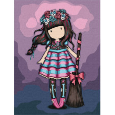 Набір для розпису по номерах для дітей "Frida Santoro Gorjuss Collection" 30х40см KHO8675