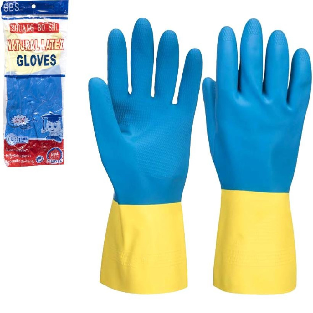 Рукавички гумові господарські "M" 80гр PT-07 (117986)