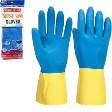 Рукавички гумові господарські "M" 80гр PT-07 (117986)