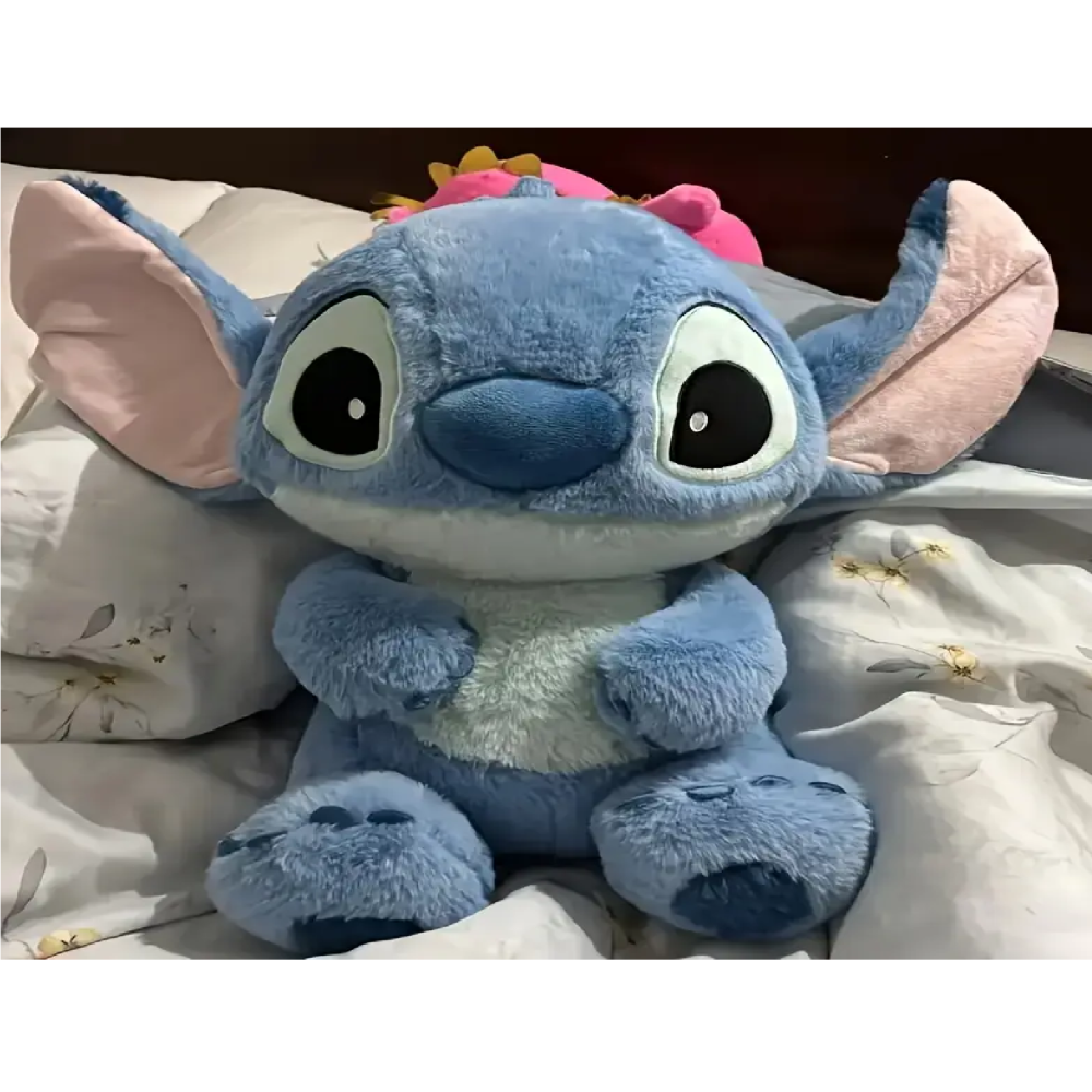 Стіч Мякий з квіточкою 28см