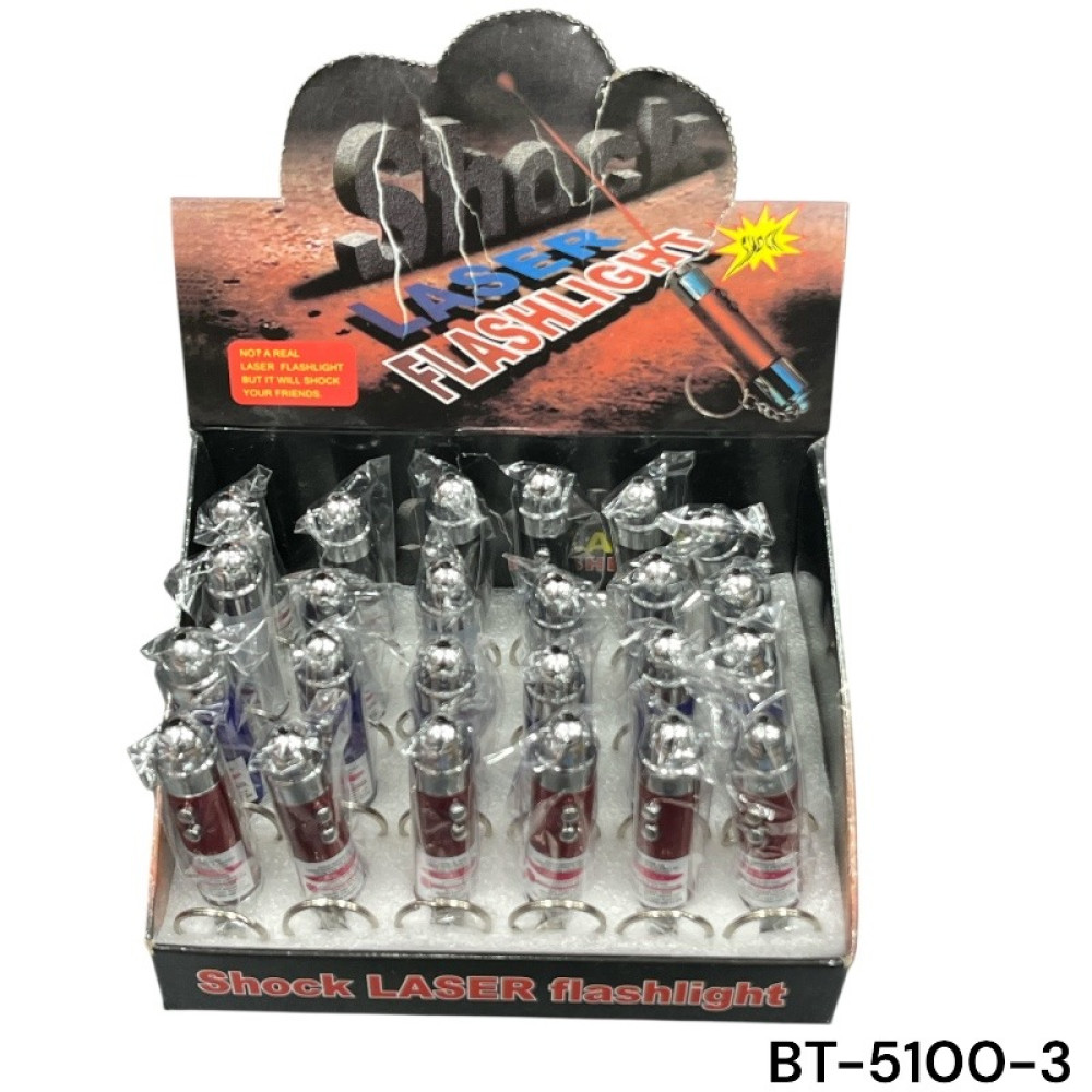 Ліхтарик-лазер+Шокер  (уп.24) BT-5100-3
