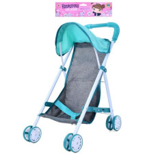 Коляска 3515 (36шт) для ляльки, прогулянкова, 35-25-в45см, метал, у пакеті, 25-64-6,5см