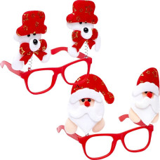 Окуляри новорічні Олень/Сніговик/Дід Мороз СХ-6 (116185)