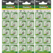 Батарейка RABLEX "таблетка" 1.5V AG1 (LR60) (123326)