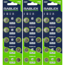 Батарейка RABLEX "таблетка" 1.5V AG8 (LR55) (123333)