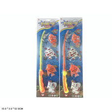 Рибалка 2202 (144шт/2) 2 види мікс, вудка, 4 рибки,  планшет 15*3*52см.