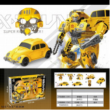 Робот HS88 (24шт/2) 2 в 1 машина+маска, короб. 44*36*11см