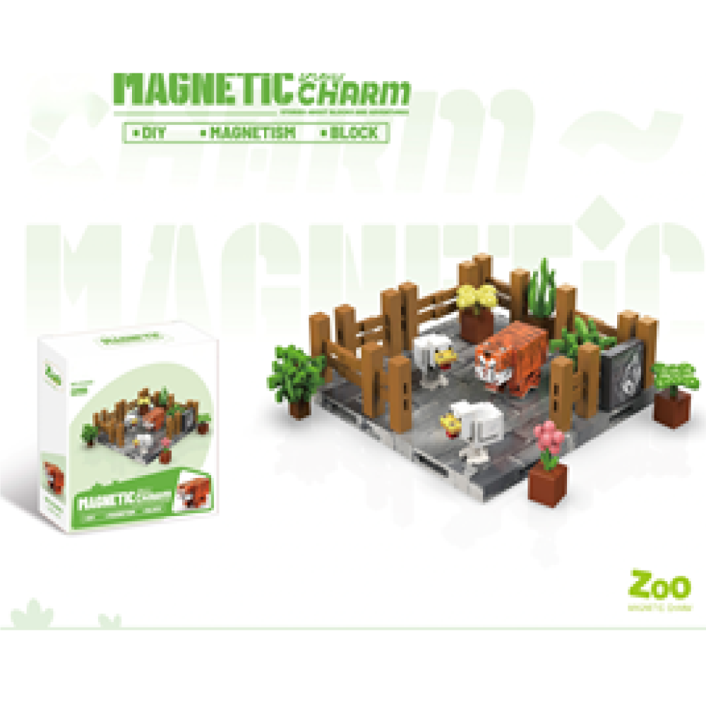 Конструктор магнітний "Minecraft", 83дет. в кор-ці, 726188