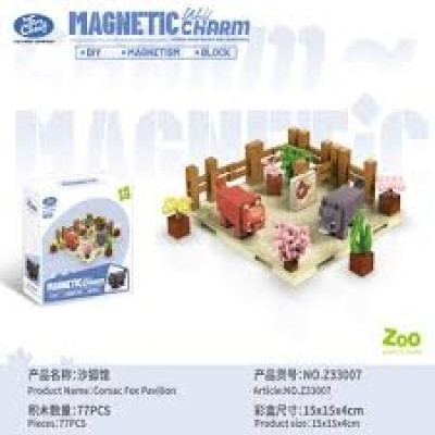 Конструктор магнітний "Minecraft",  87дет в кор-ці, 726189