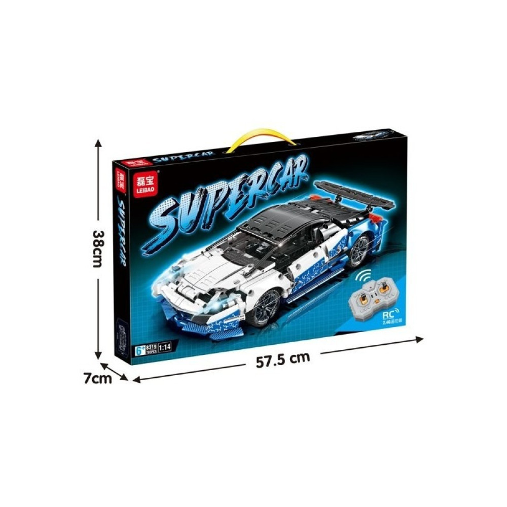 Конструктори на радіокеруванні 785 PCS Super Car Leibao 8319