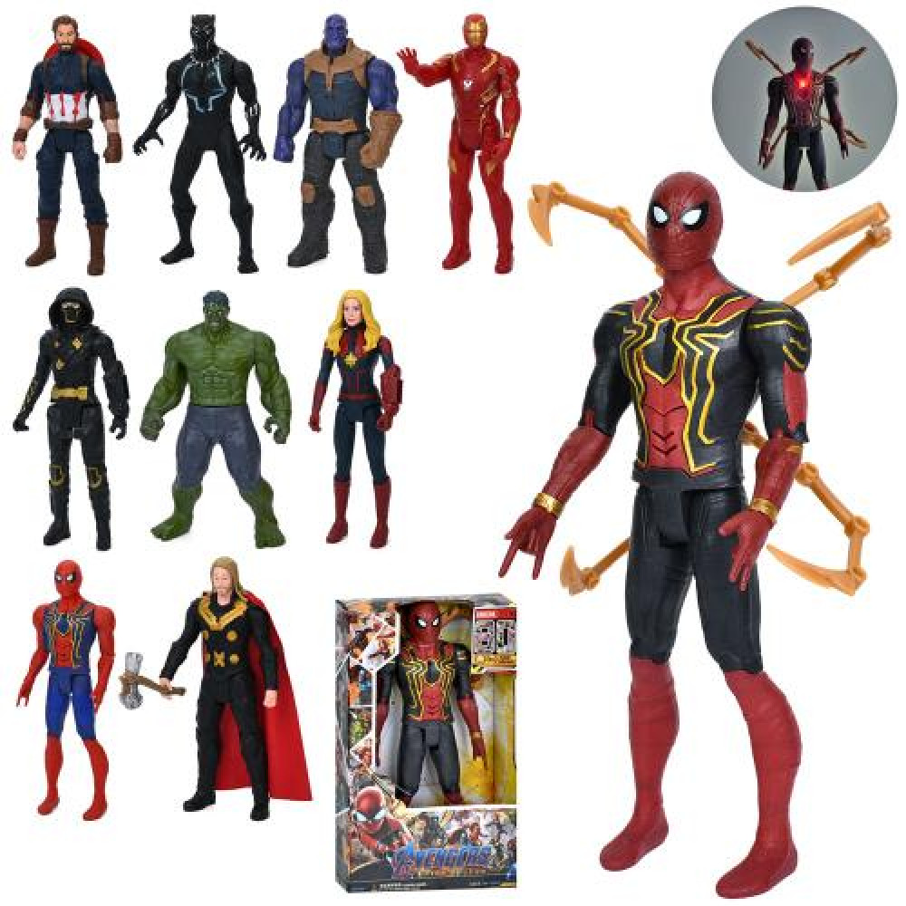 Фігурки для гри XG-88005 (36шт) AV, 30см, звук, світло, на бат-ці(табл), 10видів, в кор-ці, 17,5-30-6см