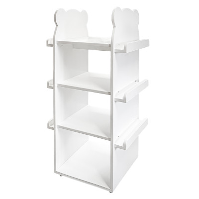 Мобільний стелаж книжкова полиця (130х66х49 см) ARINWOOD