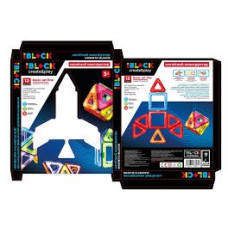 Магнітний конструктор арт. PL-925-04 (96шт/2)   12дет., 2вида, короб. 21,3*2,2*28см