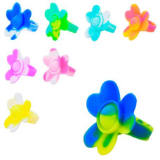 Каблучка Pop it FG240408007A (50шт) Ціна за 1ШТ квітка, 2,5см, силікон, мікс кольорів, упаковка 50шт пакет (мікс)