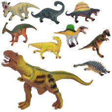 Фігурка 2701-2-3-4-6-7-8-9-10 (110шт) динозавр, від 21см до 34см, звук, 9 видів, бат(табл), у пакеті, від 24-18-6см