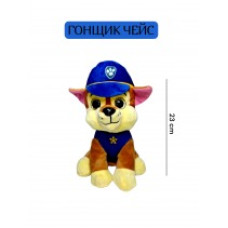 М'яка іграшка Щенячий Патруль  Гонщик Чейз (25 см) Оригінал P-25H