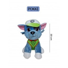 М'ЯКА ІГРАШКА ЩЕНЯЧИЙ ПАТРУЛЬ РОККІ  25 СМ. ОРИГІНАЛ
