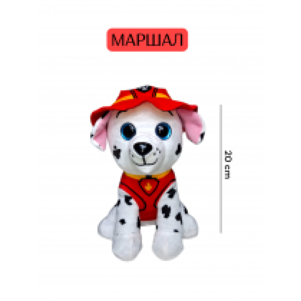 М'ЯКА ІГРАШКА ЩЕНЯЧИЙ ПАТРУЛЬ МАРШАЛ  25 СМ. ОРИГІНАЛ