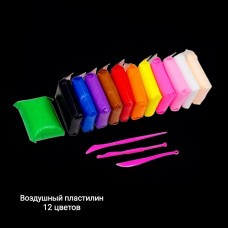 Легкий пластилін 12 кольорів BT-6035