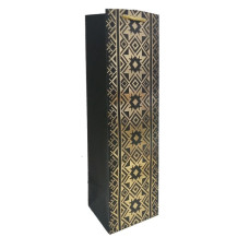 Пакет подарунковий Золотий орнамент, 11x38x11 см, 12 шт в пак. 281637