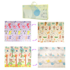 Ігровий термо килимок двохстор C1013 (10шт)складний, матеріал XPE, 200*150*1см 2 види, в сумці