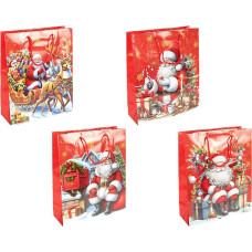 Пакет подарунковий "Новий Рік" 18х21,5х8см 2579-1 (123380)