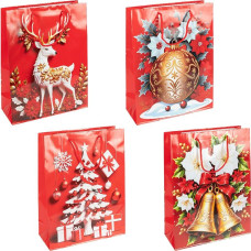Пакет подарунковий "Новий Рік" 32х44х11см 2578-3 (123395)